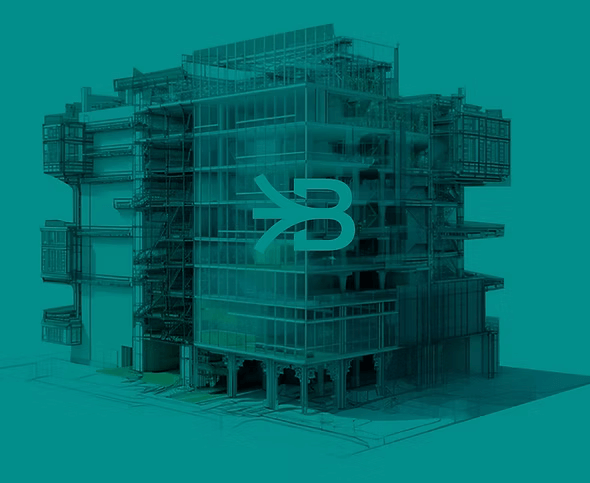 construction scanned by 3D laser scan